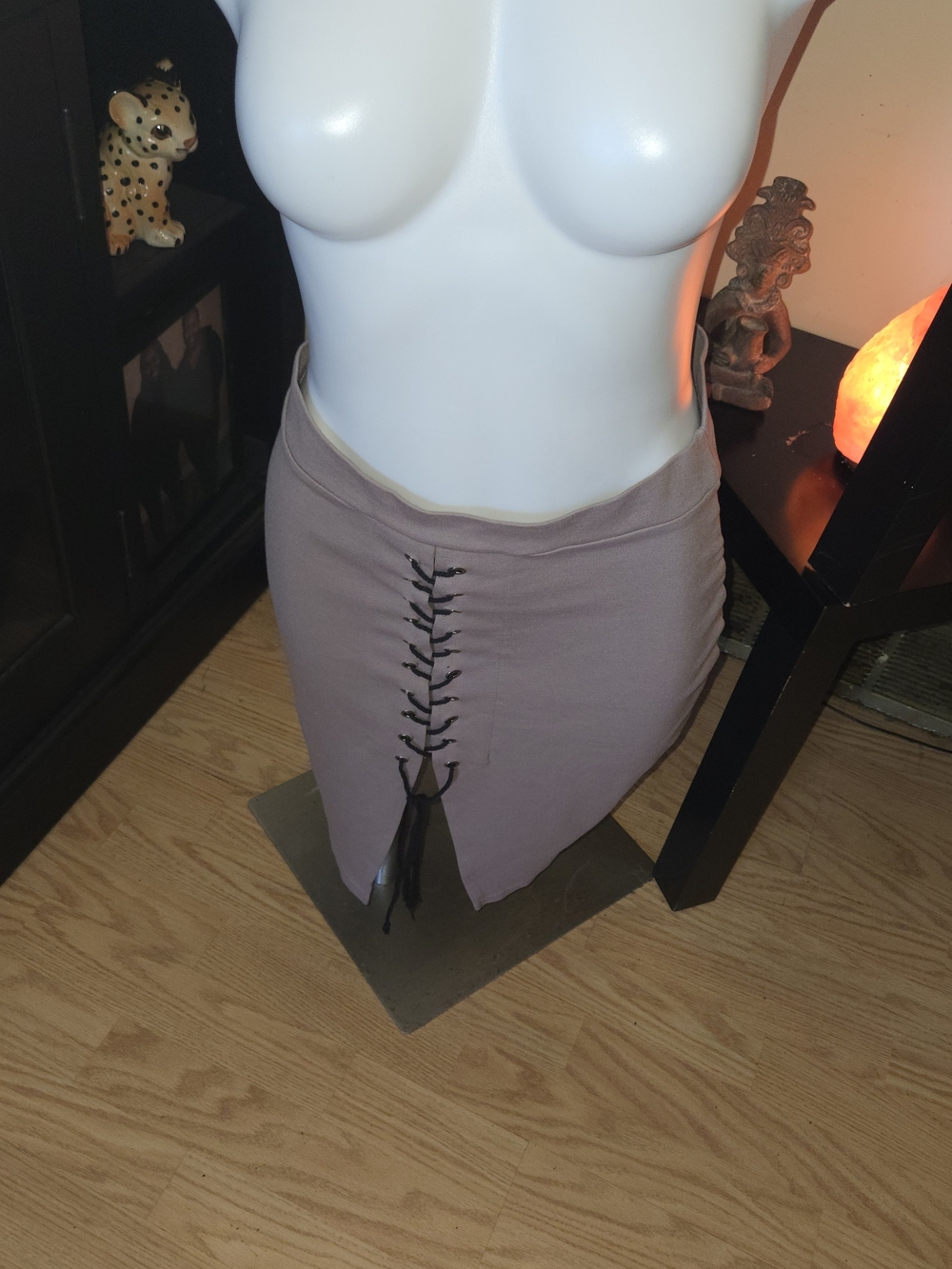 🌟Windsor Lace-Up Front Taupe Pencil Skirt🌟©️